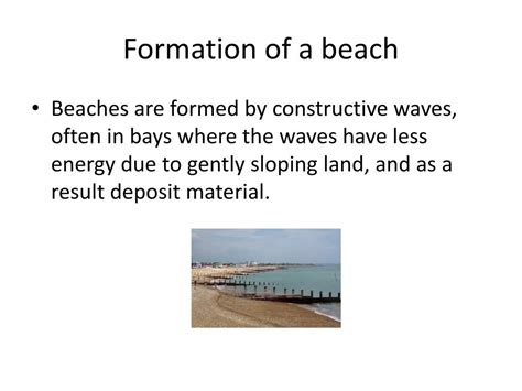 Formation Of Beaches In Plan