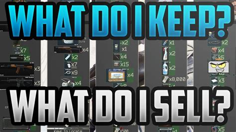 Items To Keep! Items To Sell! Items TO STOCK UP ON! - Escape From Tarkov - Early Wipe Guide 12.9 ...