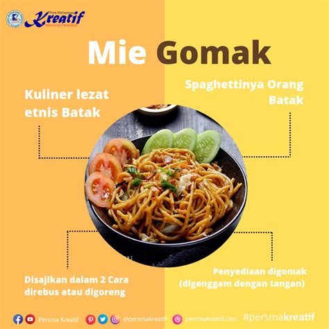 Mie Gomak, Spaghettinya orang Batak yang Menggugah Selera - Persma Kreatif