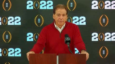 Nick Saban previews Alabama's National Championship Game vs. Georgia ...