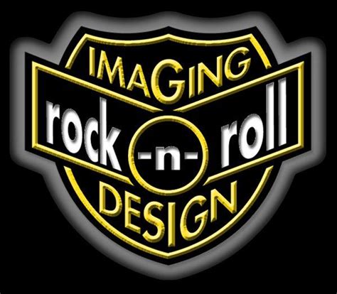 Rock N Roll Imaging & Design Logo | Image design, Rock n roll, Logo design