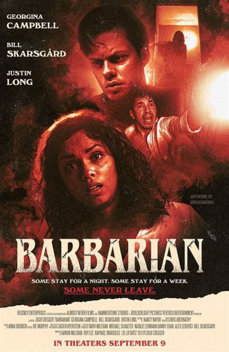 New! “Barbarian” poster by rafanorio on Instagram.