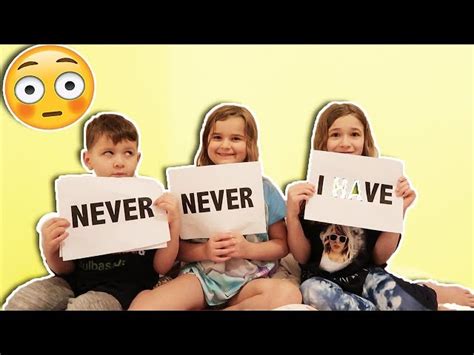 Never have I ever - kids edition - English ESL video lesson