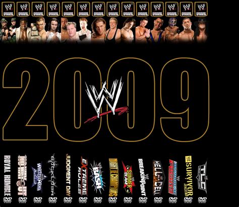 WWE DVD COLLECTION SPINE 2009 by FusionDesignings on DeviantArt