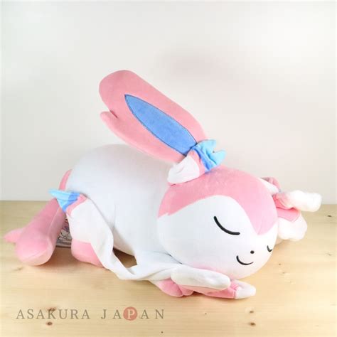 Pokemon Center 2017 Eevee Collection Large Size Plush Sleeping Sylveon doll Big