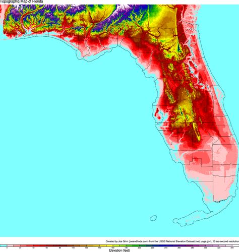 Contour Map Of Florida - Oconto County Plat Map