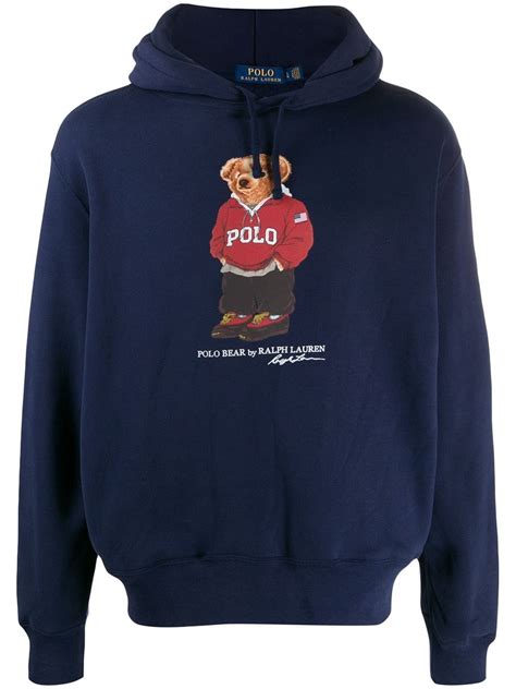 Polo Ralph Lauren Polo Bear Hoodie - Farfetch | Bear hoodie, Polo bear, Hoodies