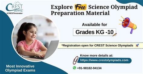 Unlocking Knowledge: CREST Olympiad’s Free Science Materials for ...