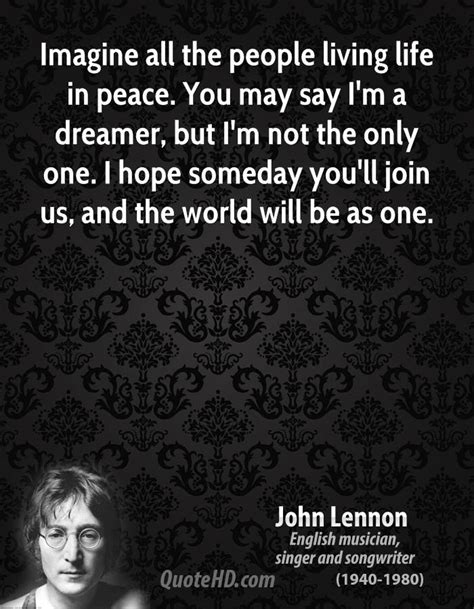 John Lennon Peace Quotes. QuotesGram