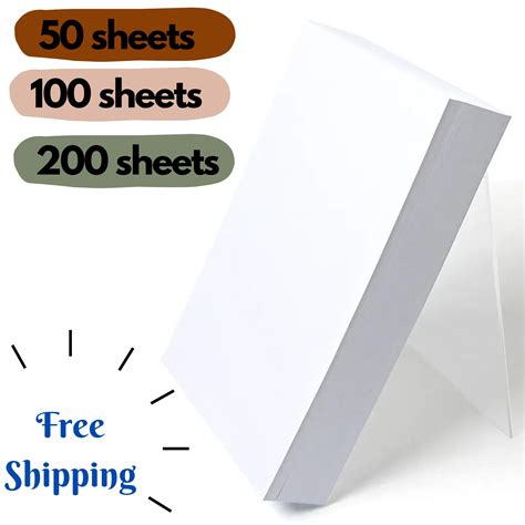 Bulk Blank Shipping Labels Mailing Labels With Adhesive for Small Business Essentials Half Sheet ...