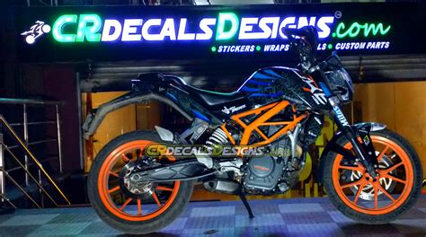 Buy CR Decals KTM DUKE 125/200/390 Custom Decals/ Wrap/ Stickers Full ...