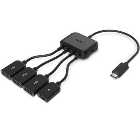 Micro USB Hub Power Adaptor Kirin 3port Charging OTG Host Cable Cord Fire Stick for sale online ...