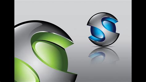 How to create FULL 3D Logo Design in Adobe Illustrator CS5 HD1080p (S1) - YouTube