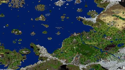 Wynncraft: What the Map Looks Like