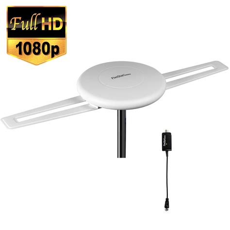 Up to 150 Mile 360° Omni-Directional Attic Indoor TV Antenna Outdoor Amplifier Roof HDTV Antenna ...