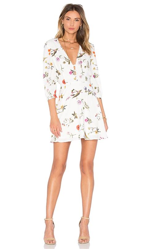 OH MY LOVE Tea Dress in Summer Botanical | REVOLVE