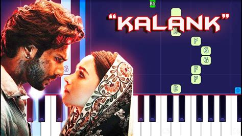 Kalank Title Track Piano Tutorial EASY Chords - Chordify