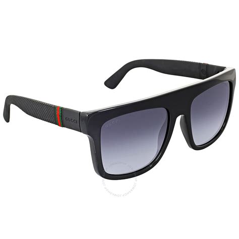 Gucci Rectangle Dark Grey Gradient Men's Sunglasses GG1116/SM1V90 - Gucci - Sunglasses - Jomashop