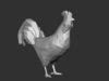 Chicken Rooster low Polygon 3D model 3D printable | CGTrader