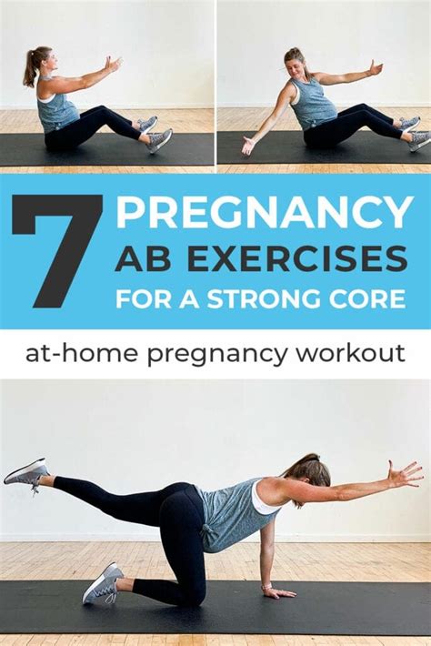 7 Safe Pregnancy Ab Exercises | Nourish Move Love