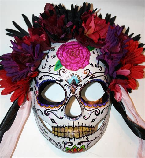 Calavera Mask 2 - Dia de los Muertos by LilBittyFish on DeviantArt