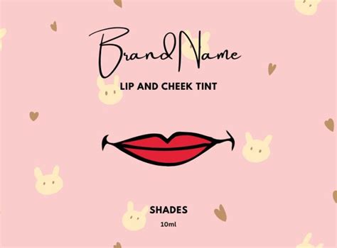 Customized Lip tint Sticker Label (15pcs) | Lazada PH