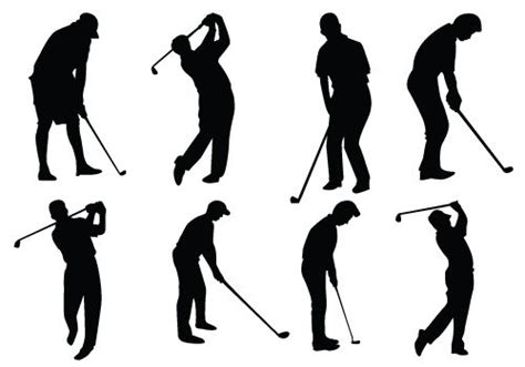 Golf Club Silhouette Vector at Vectorified.com | Collection of Golf ...