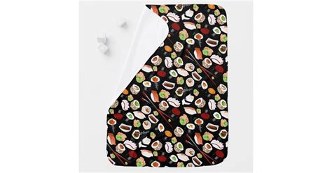 Assorted Sushi Baby Blanket | Zazzle