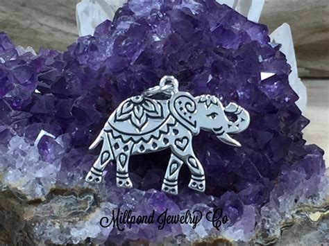 Elephant Charm Lucky Elephant Charm Indian Elephant Charm - Etsy