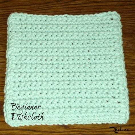 Beginner Dishcloth - CrochetN'Crafts