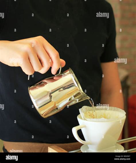 Hand drip coffee Stock Photo - Alamy