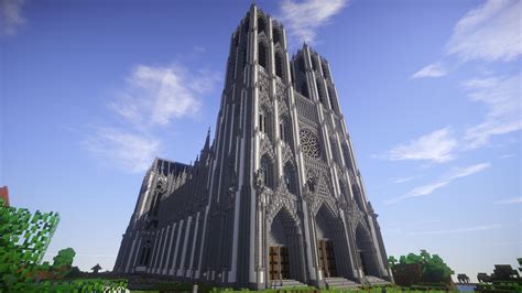 Minecraft Blueprints Cathedral