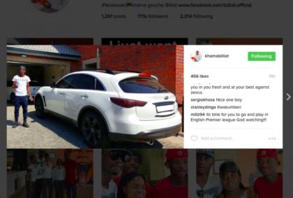 Khama Billiat Shows Off His Car Collection - Diski 365