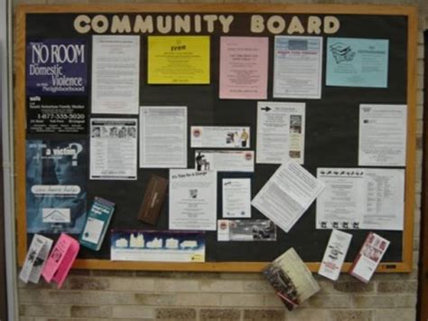 "Community Board" | Parent information board, Community bulletin board ...