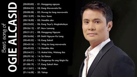 Ogie Alcasid Nonstop Love Songs Ogie Alcasid Best OPM Love Songs Collection - YouTube Rod ...