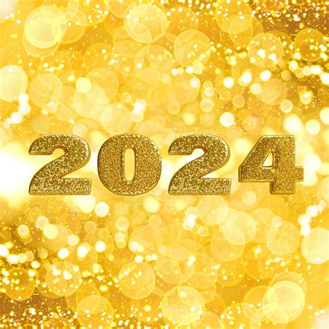 Golden Year 2024 Free Stock Photo - Public Domain Pictures