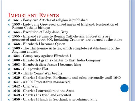 PPT - British History (1550-1650) PowerPoint Presentation, free ...