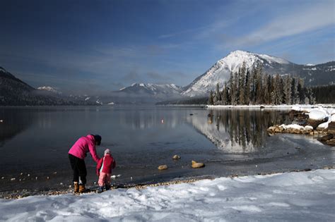 Lake Wenatchee State Park Sno-Park Sled Hill snow park sledding