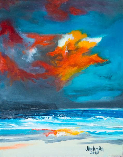 Fire Sky - Fine Art Painting