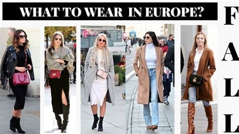 What to wear in EUROPE without looking like a tourist in FALL ...