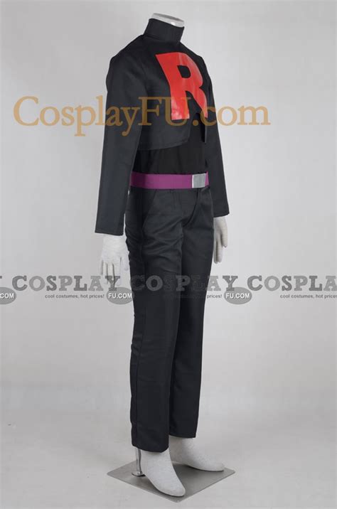 Custom James Cosplay Costume (Black) from Pokemon - CosplayFU.com