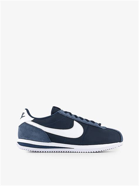 NIKE Cortez Swoosh-logo 레더 로우탑 스니커즈 - 페칭