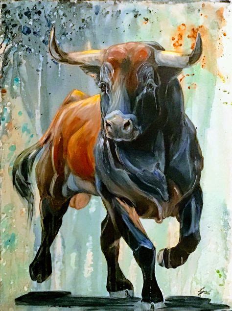 12 Spanish Bull ideas in 2021 | bull painting, bull art, animal paintings