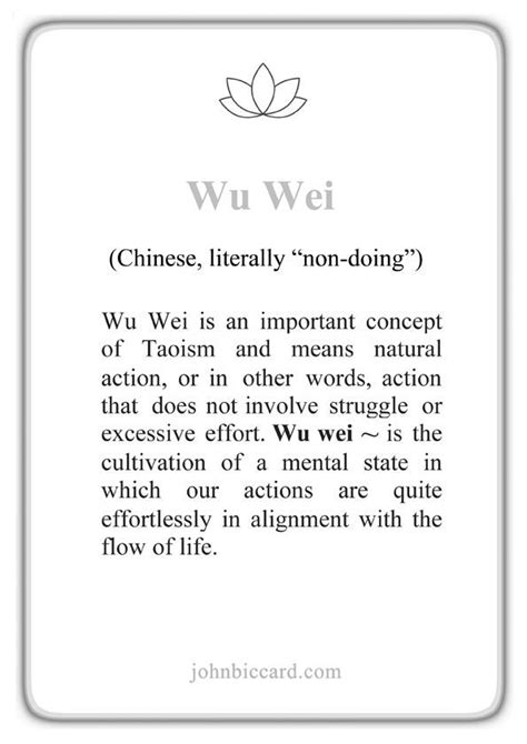 Wu Wei | Taoism quotes, Wisdom quotes, Spiritual quotes