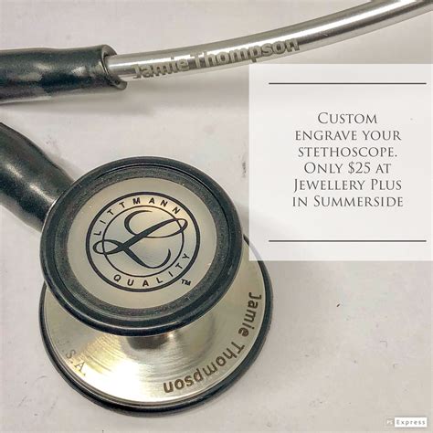 We can laser engrave your stethoscope. | Laser engraving, Engraving, Custom engraving