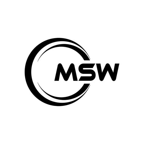 MSW Logo Design, Inspiration for a Unique Identity. Modern Elegance and Creative Design ...