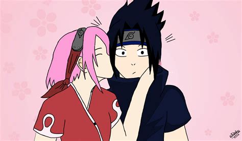 Naruto - Haruno Sakura and Uchiha Sasuke KISS! by anime-freak100 on DeviantArt