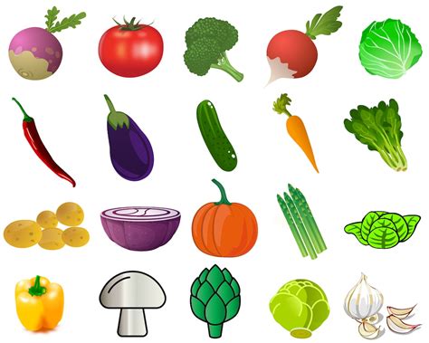 Vegetable Svg, Vegetables Svg Bundle, Vegetables Clipart, Vegetable Cut ...