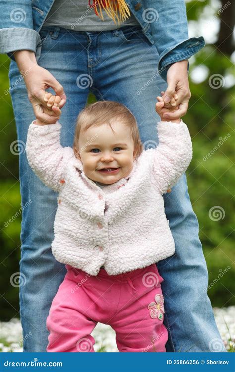 Baby's First Steps Royalty Free Stock Image - Image: 25866256