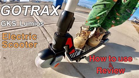 GOTRAX GKS Lumios Electric scooter. Watch before buying. - YouTube